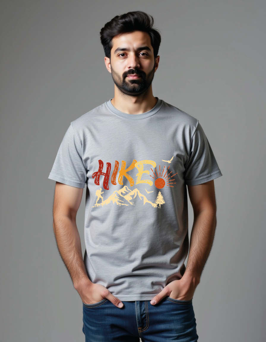 Thumbnail: hike Casual Streetwear Unisex Printed Graphic T-Shirt For Mens, Womens & Kids