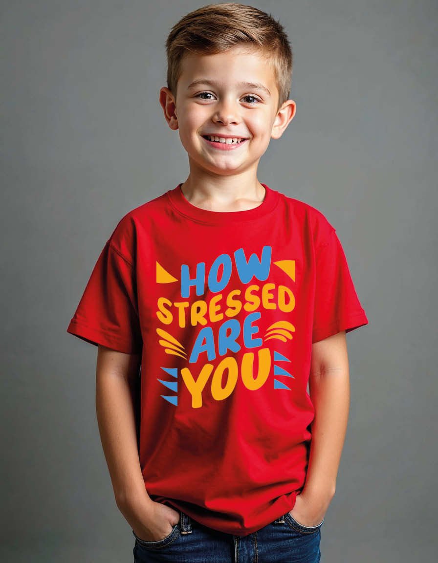 Thumbnail: how stressed are you Unisex Printed Graphic T-Shirt For Mens, Womens & Kids