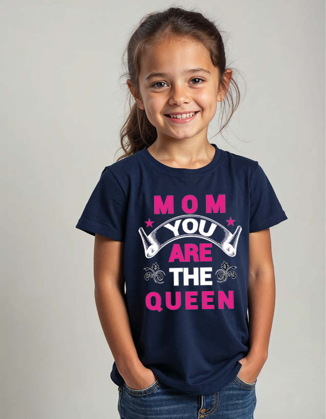 Mom you are the queen Unisex Printed Graphic T-Shirt