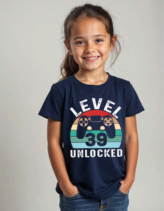 level Unlocked Stylish Unisex Printed Graphic T-Shirt For Mens Womens & Kids
