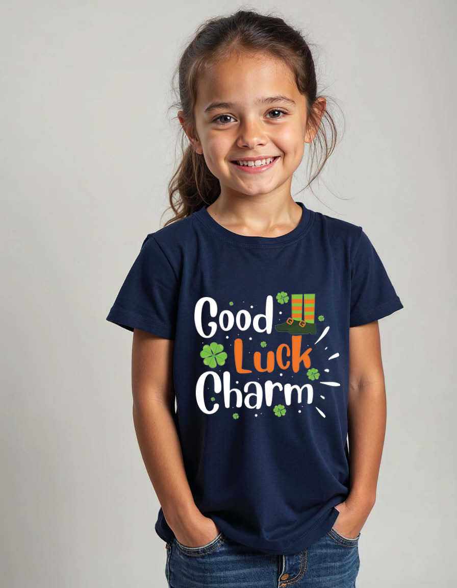 Thumbnail: good luck charm Unisex Printed Graphic T-Shirt for Mens,Womens & Kids