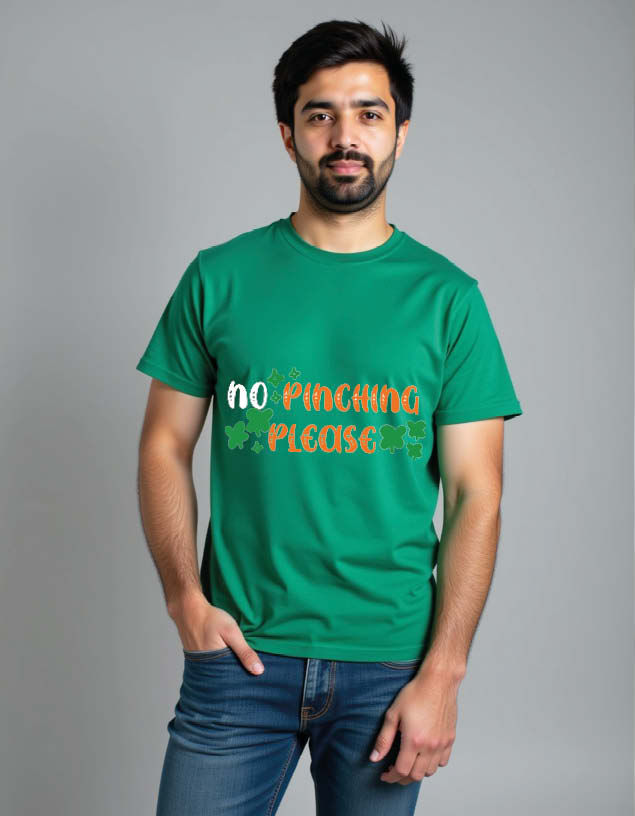 Thumbnail: no pinching please Unisex Printed Graphic T-Shirt for Mens,Womens & Kids