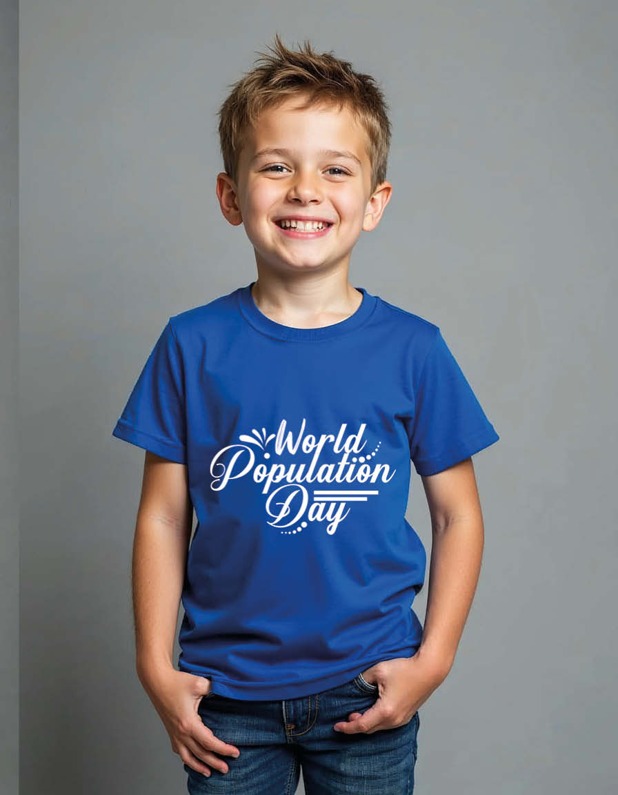 World population day bUnisex Printed Graphic T-shirt