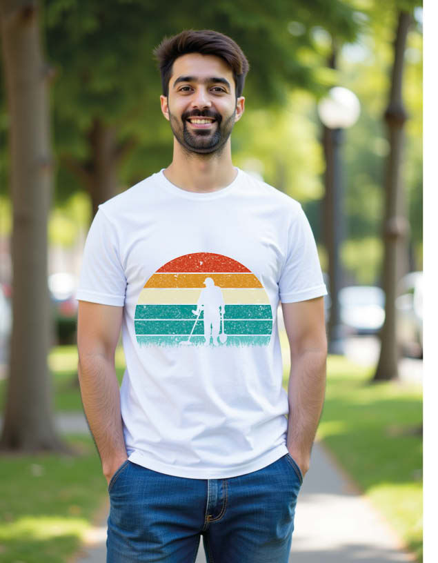Thumbnail: Searching for gold Unisex Printed Graphic T-shirt