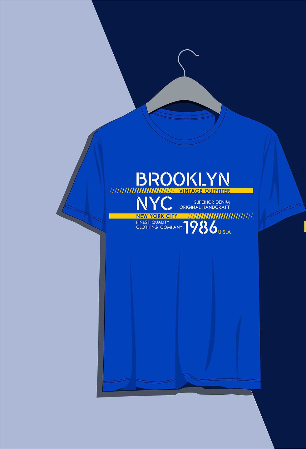 Thumbnail: Nyc brooklyn typography design.