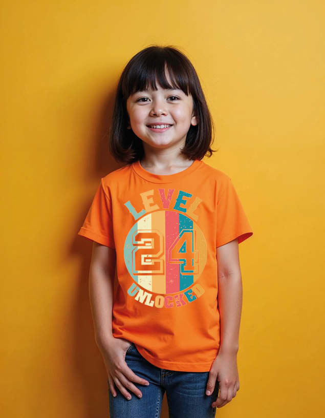 Thumbnail: level Unlocked Unisex Printed Graphic T-Shirt For Mens Womens & Kids