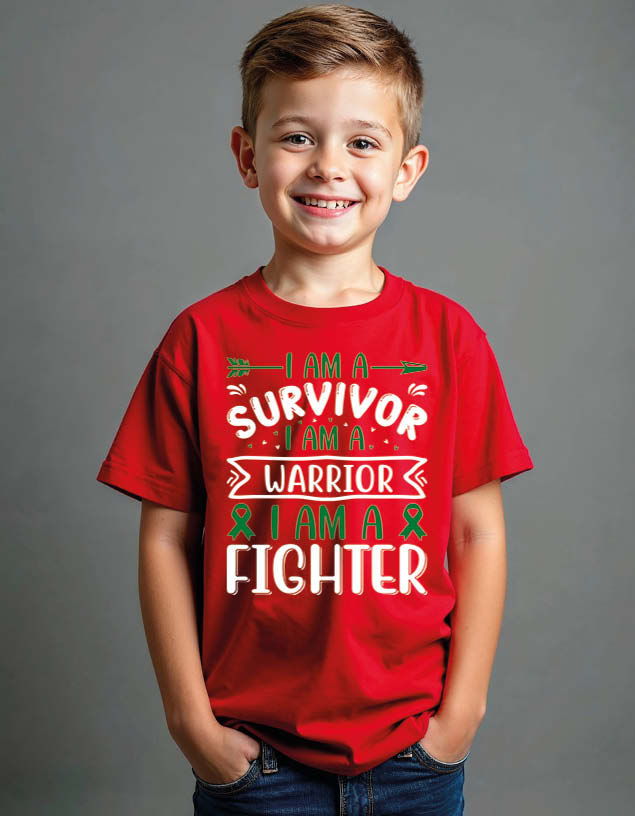Thumbnail: i am a survivor i am a warrior i am a fighter Unisex Printed Graphic T-Shirt