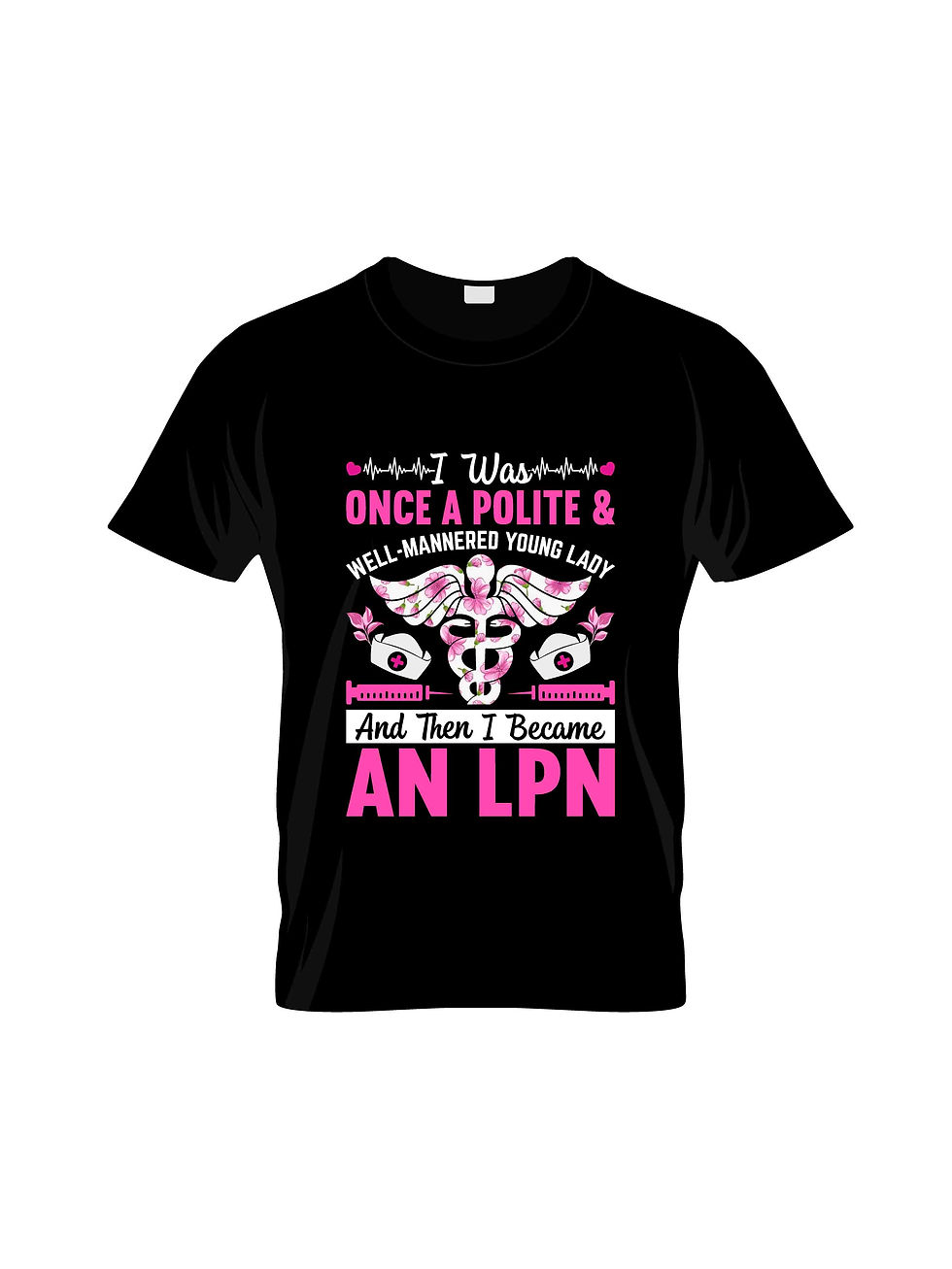 Thumbnail: nursing school is typography printed t shirts