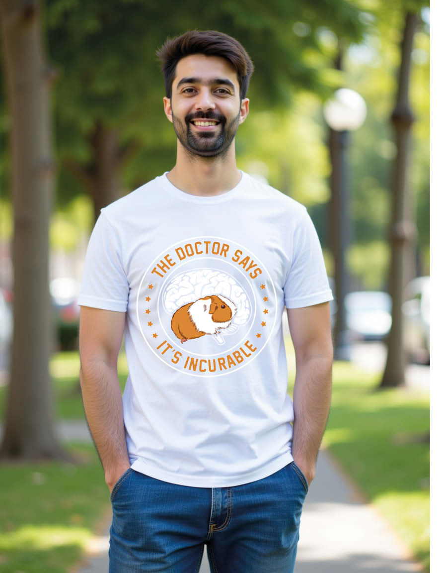 Thumbnail: the doctor says it's incurable Unisex Graphic T-Shirt for Mens,Womens & Kids