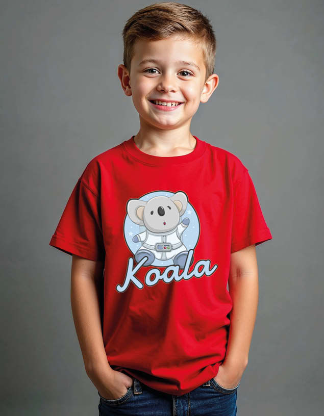 koala Stylish Unisex Printed Graphic T-Shirt For Mens Womens & Kids