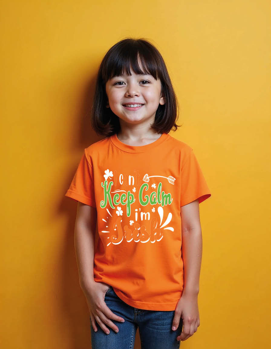 Thumbnail: i can't keep calm i'm irish Unisex Printed Graphic Tees For Mens, Womens & Kids