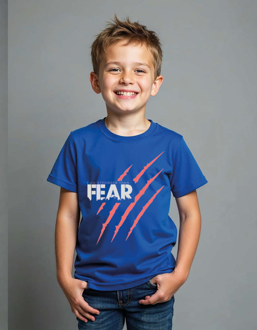 fear Classic Vintage Unisex Printed Graphic T-Shirt For Mens, Womens & Kids