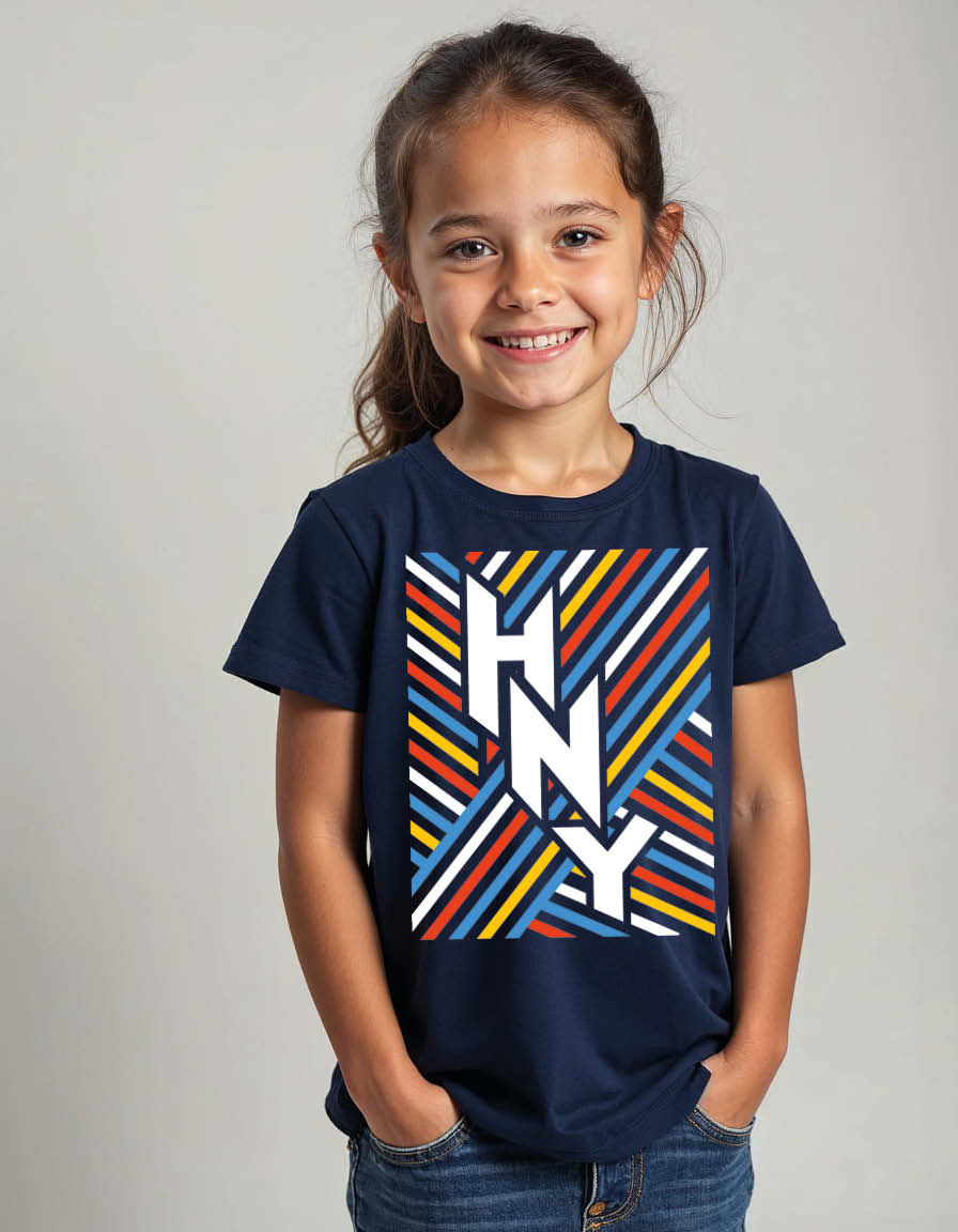 Thumbnail: hny Classic Streetwear Unisex Printed Graphic T-Shirt For Mens, Womens & Kids