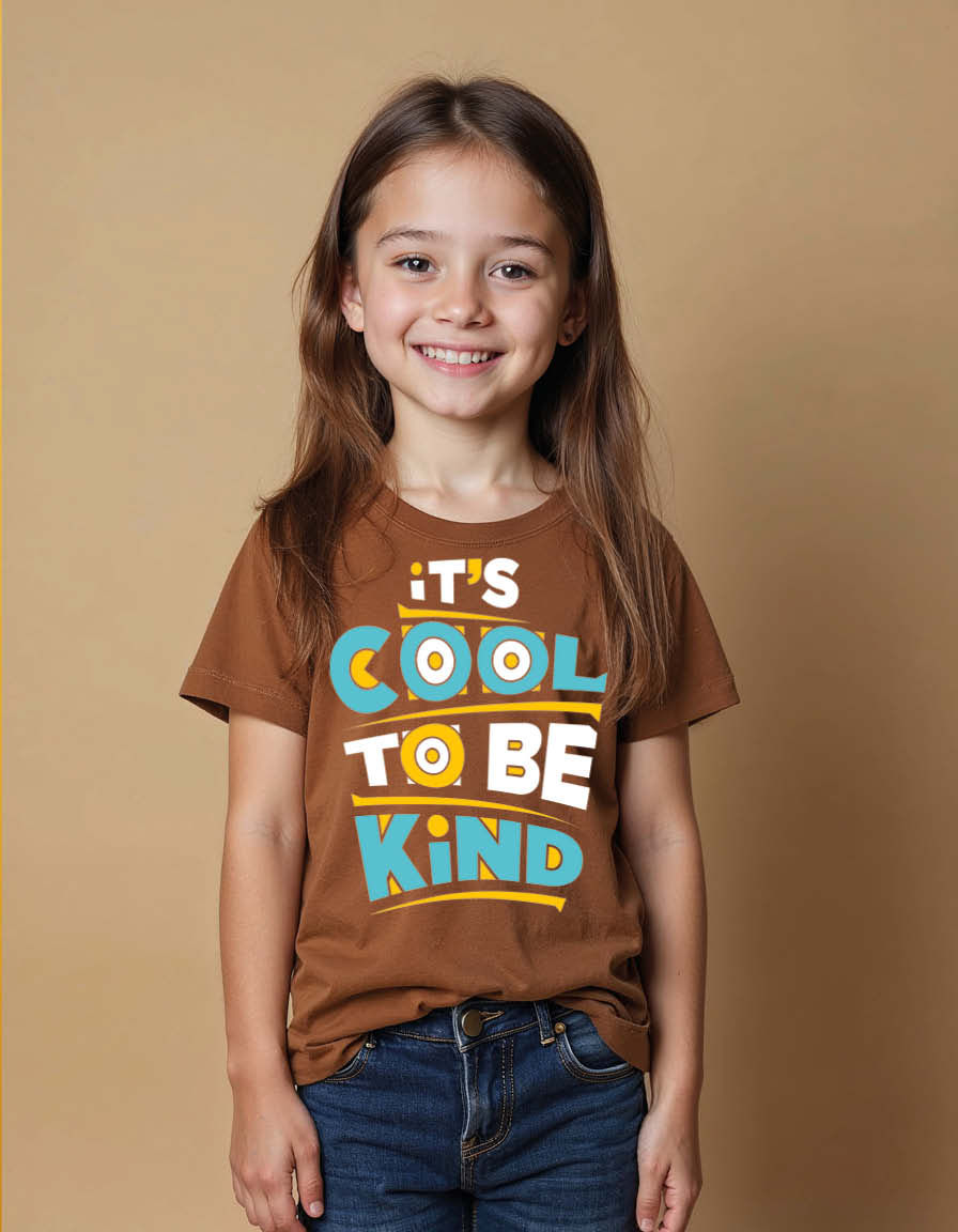 Thumbnail: it's cool to be kind Unisex Printed Graphic T-Shirt For Mens, Womens & Kids