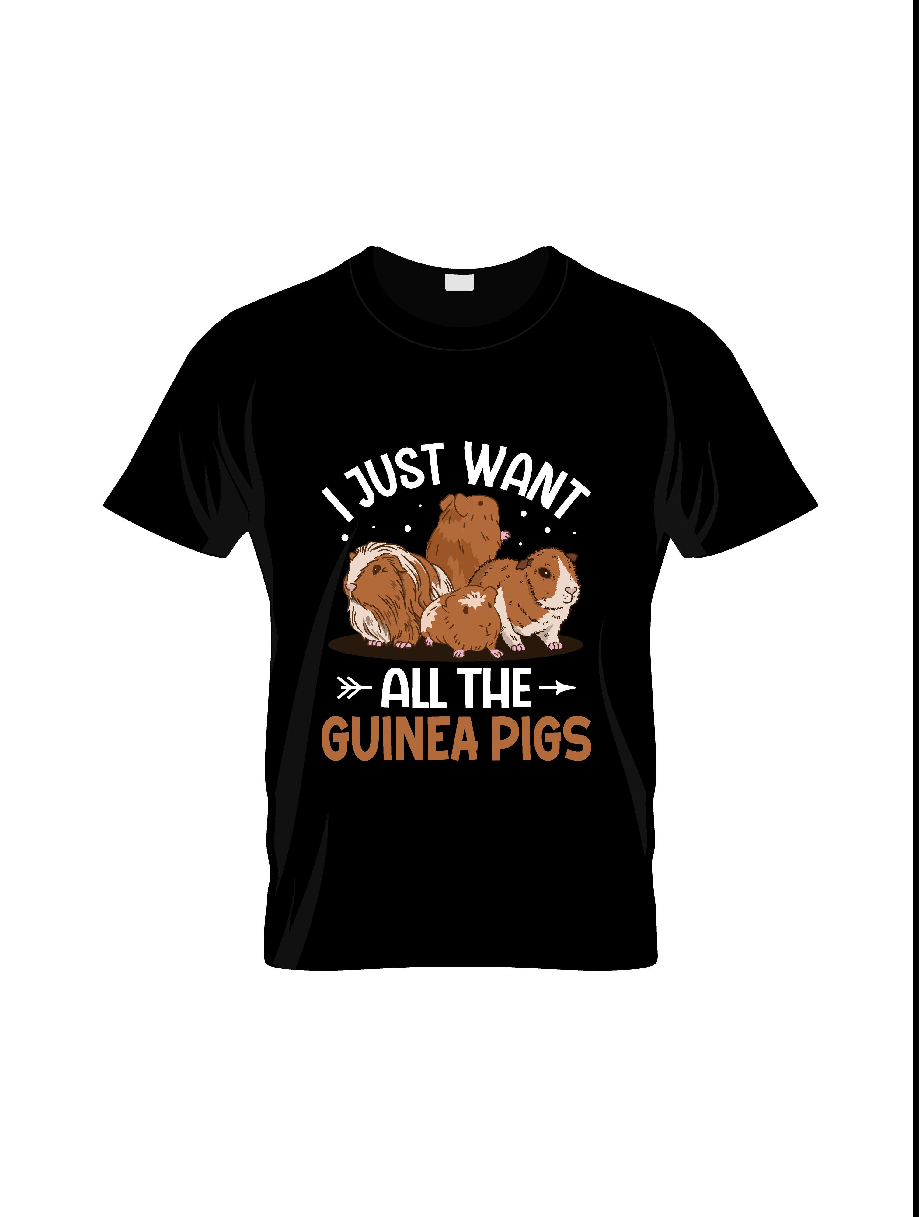 Guinea pig tshirt design graphic tshirts.