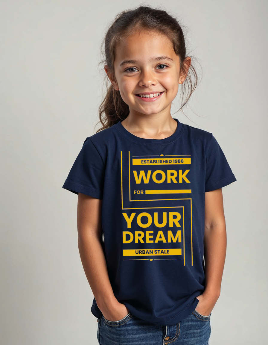 Work for your dream Unisex Printed Graphic T-shirt