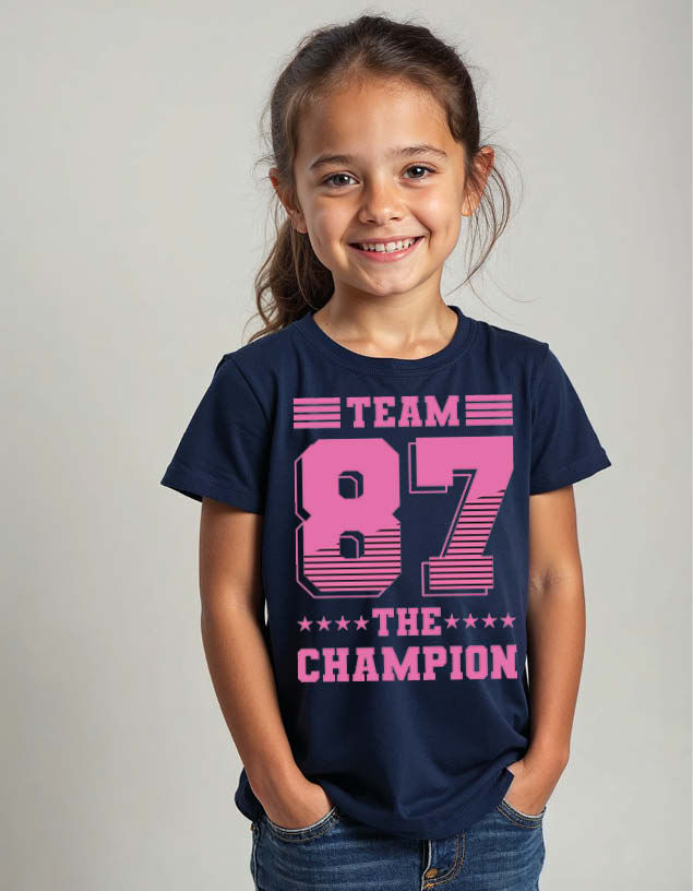team 87 the champion Unisex Printed Graphic T-Shirt For Mens Womens & Kids