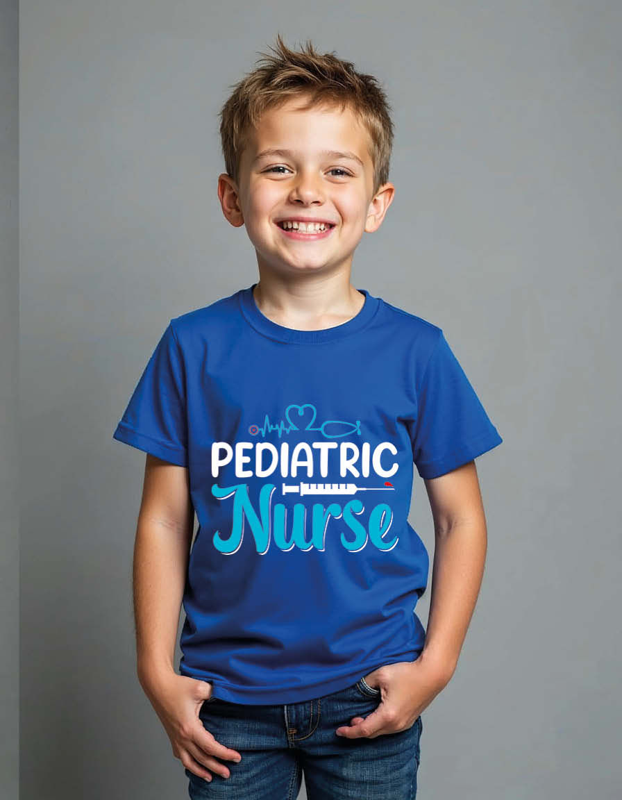 Thumbnail: pediatric nurse Unisex Printed Graphic T-Shirt For Mens, Womens & Kids