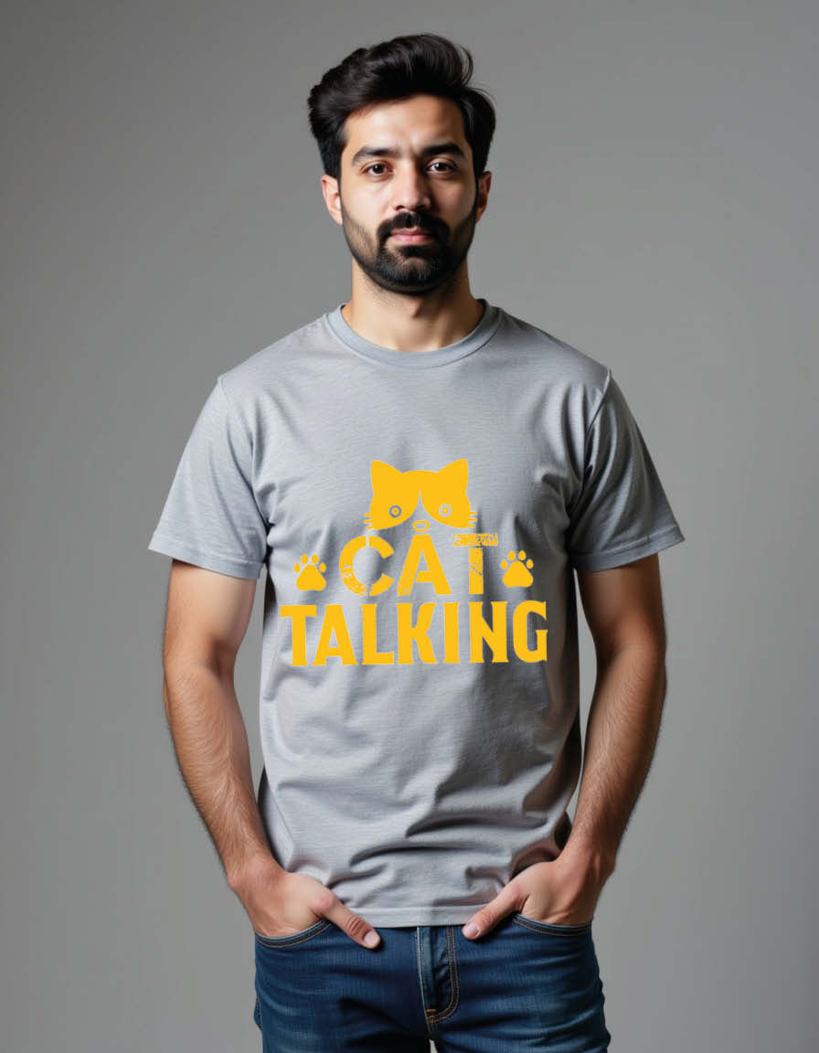 Thumbnail: Cat calling Unisex Printed Graphic T-shirt