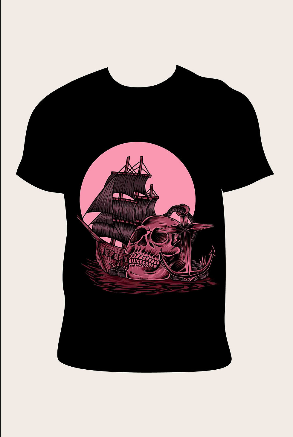 Thumbnail: Illustration king gorilla head illustration with t shirt design.