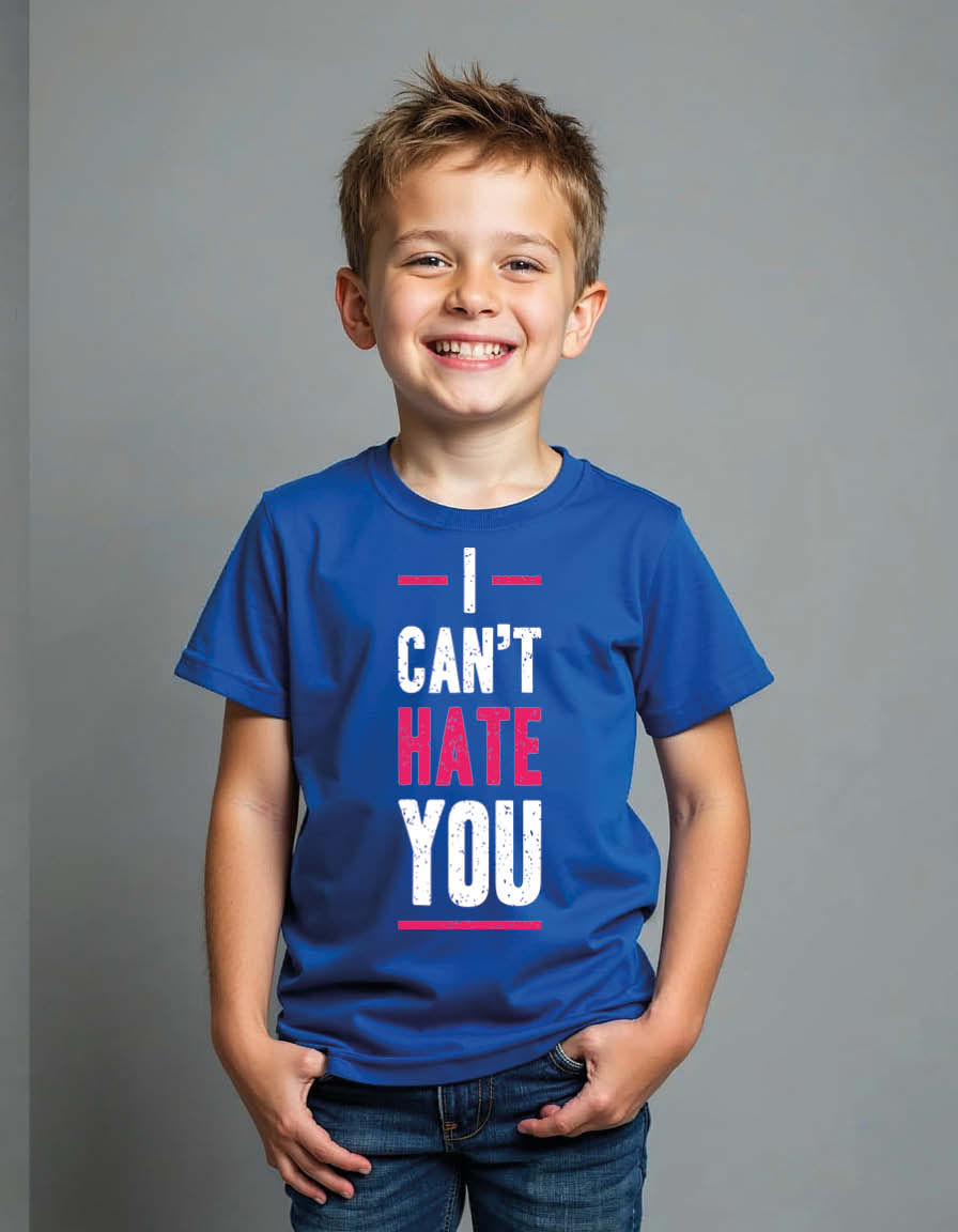 I cant hate you Unisex Printed Graphic T-shirt