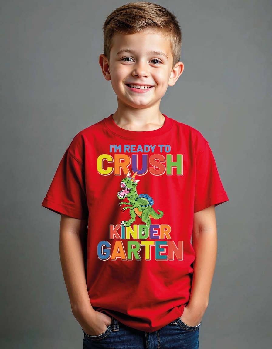 Thumbnail: i'm ready to crush kinder garten Classic Unisex Printed Graphic T-Shirt
