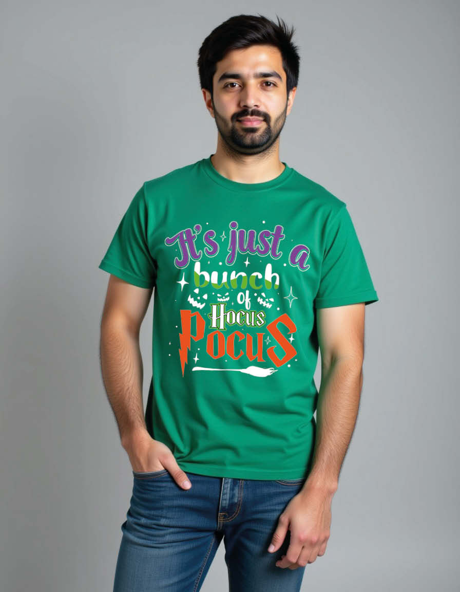 Thumbnail: it's just a bunch of hocus pocus Vintage Unisex Printed Graphic T-Shirt