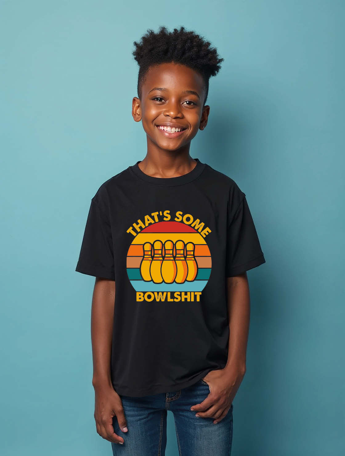 that's some bowlshit Unisex Printed Graphic T-Shirt For Women, Men & Kids