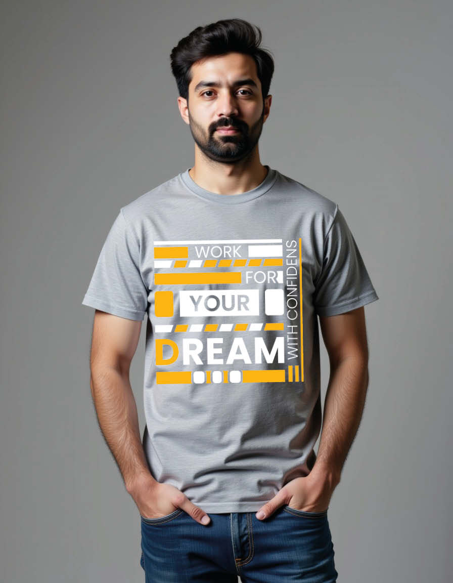 Thumbnail: Work for your dream Unisex Printed Graphic T-shirt