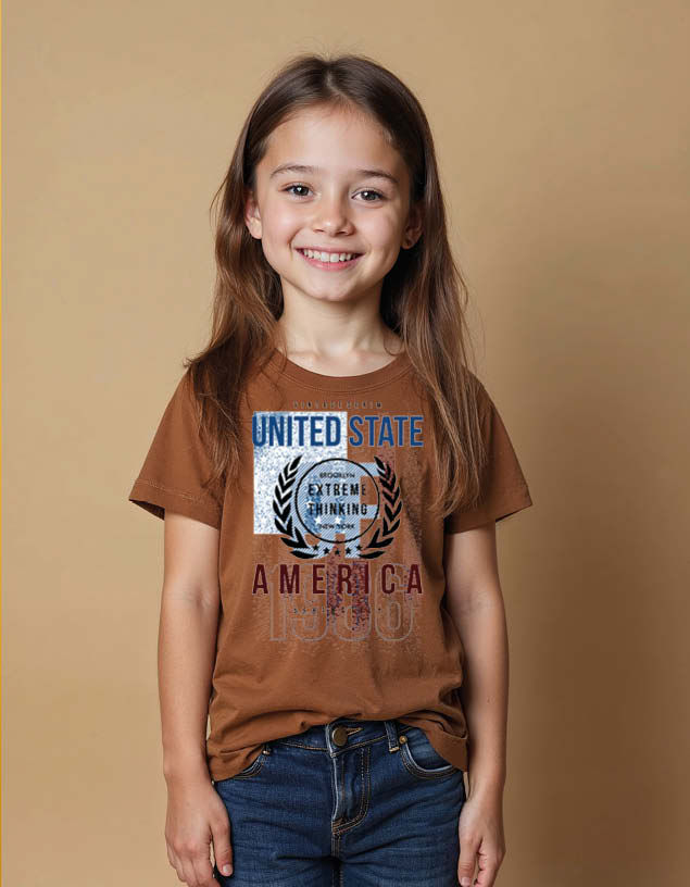 Thumbnail: vintage denim united state america extrem thinking Unisex Printed Graphic Tees