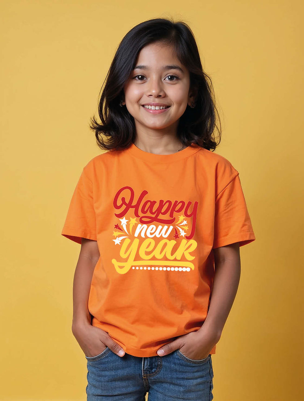 Thumbnail: happy new year Unisex Printed Graphic T-Shirt For Women, Men & Kids