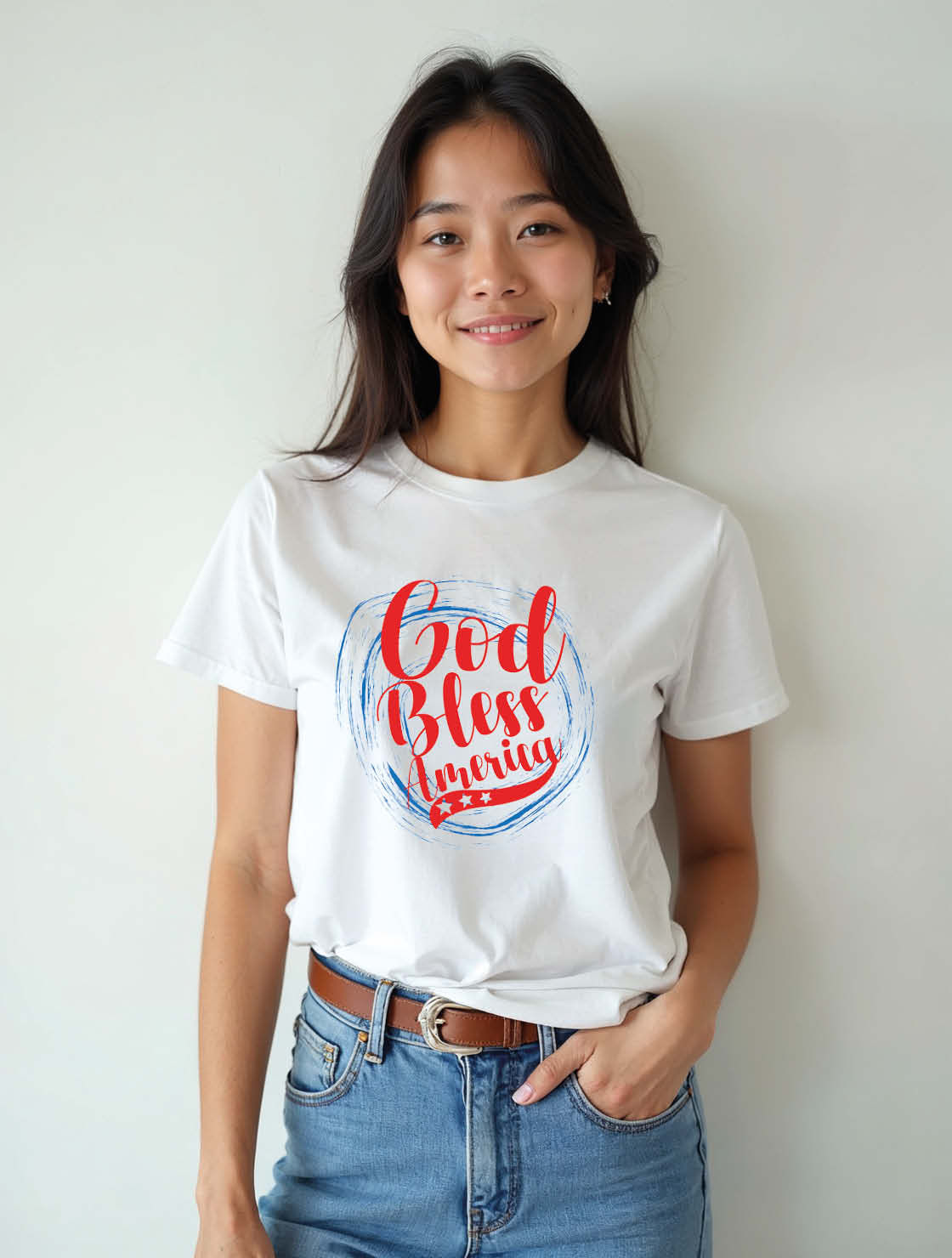 god bless america Unisex Printed Graphic T-Shirt For Mens Womens & Kids