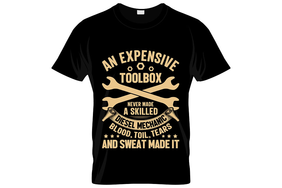 Thumbnail: an expensive tool box and sweet made it    graphic printed  t shirt.