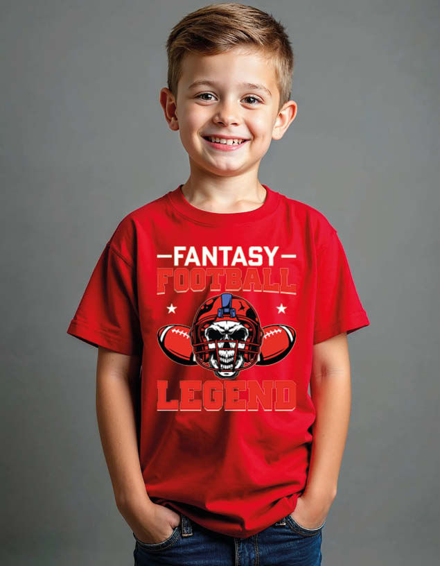 Thumbnail: Fantasy football legend Unisex Printed Graphic T-shirt