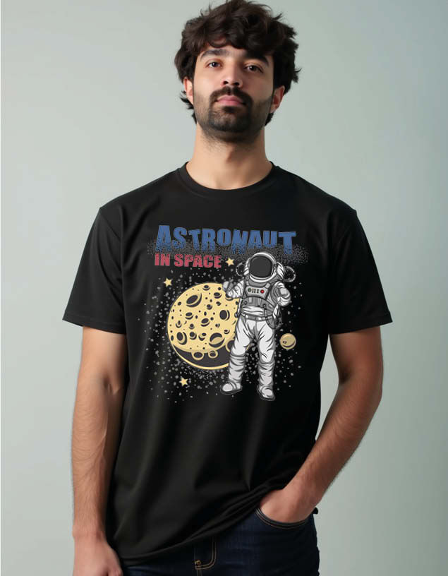 Astronait in space Unisex Printed Graphic T-Shirt