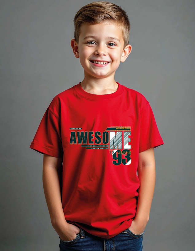 Thumbnail: authentic awesome Unisex Printed Graphic T-Shirt for Mens,Womens & Kids