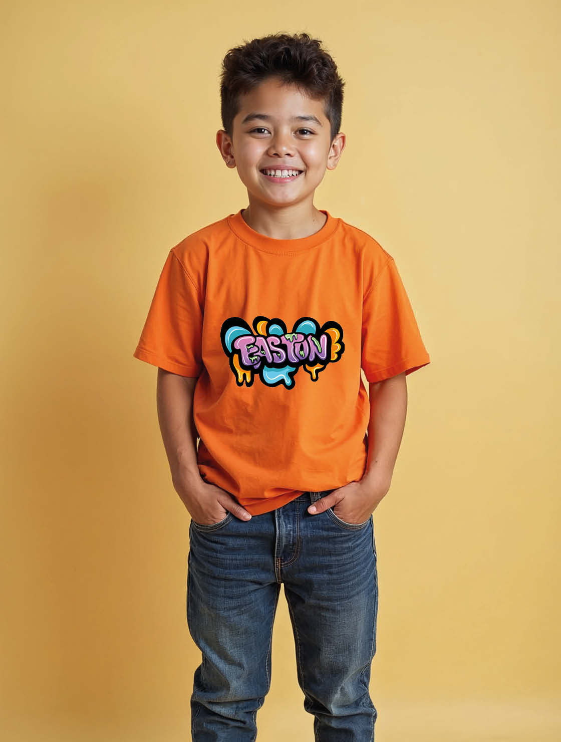 easton Stylish Unisex Printed Graphic T-Shirt For Mens Womens & Kids