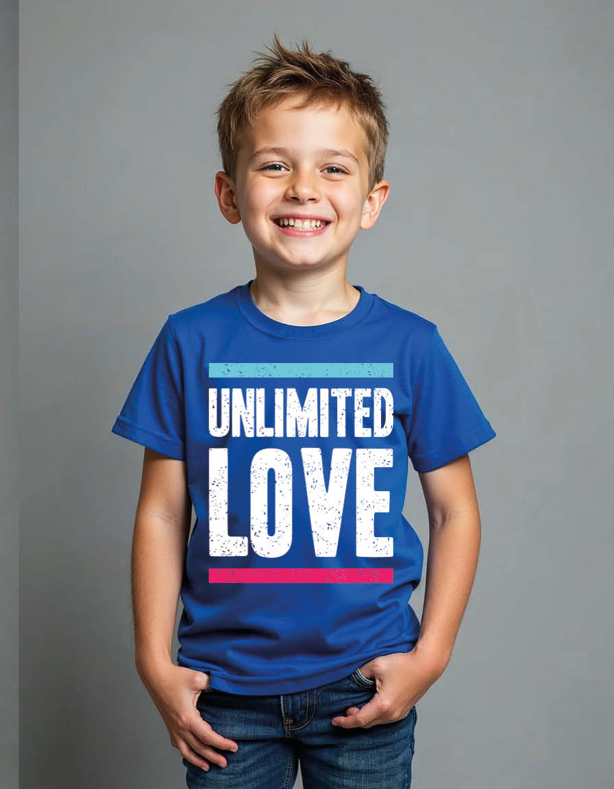 Thumbnail: Unlimited love Unisex Printed Graphic T-shirt