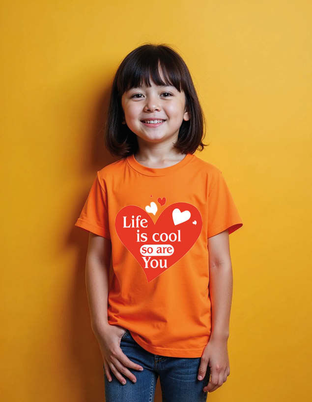 Thumbnail: life is cool so are you Unisex Printed Graphic T-Shirt For Mens Womens & Kids