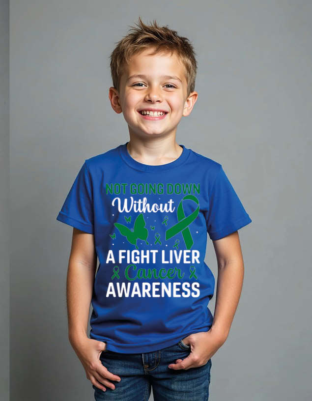 Thumbnail: not going dowm without a fight liver cancer awareness Unisex Printed t shirt