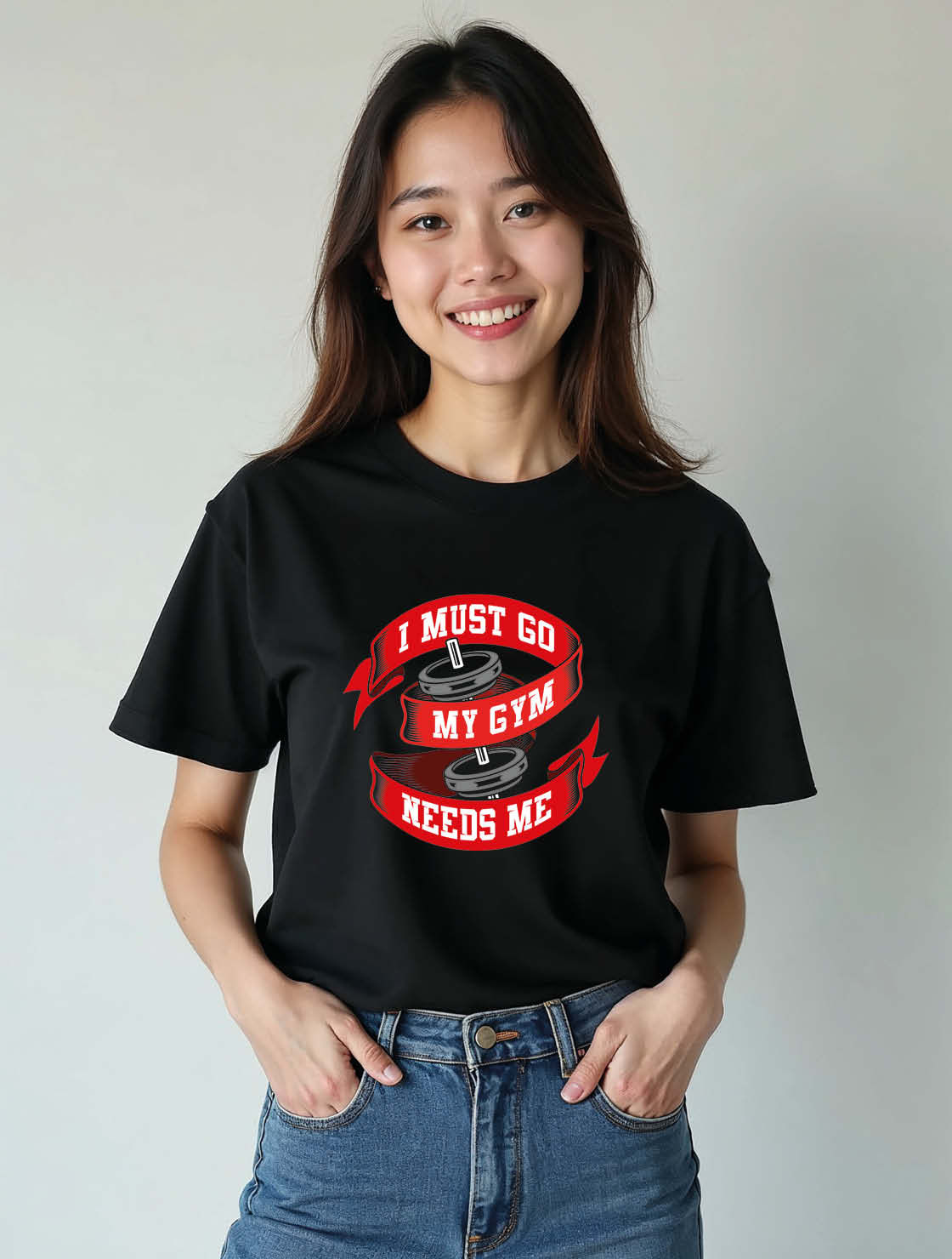 i must go my gym needs me Unisex Printed Graphic T-Shirt For Women, Men & Kids