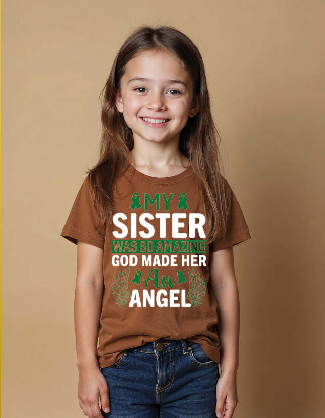 Thumbnail: my sister was so amazing god made her an angel Unisex Printed Graphic T-Shirt