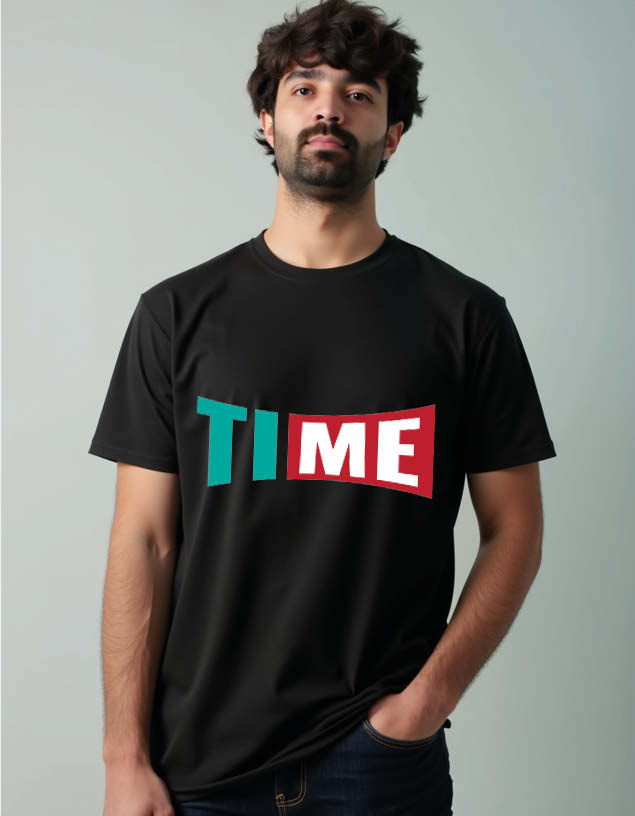 time Classic Stylish Unisex Printed Graphic T-Shirt For Mens, Womens & Kids