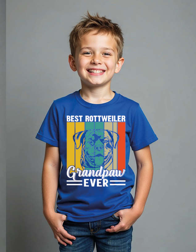Thumbnail: Best rottweiler grandpau ever Unisex Printed Graphic T-shirt