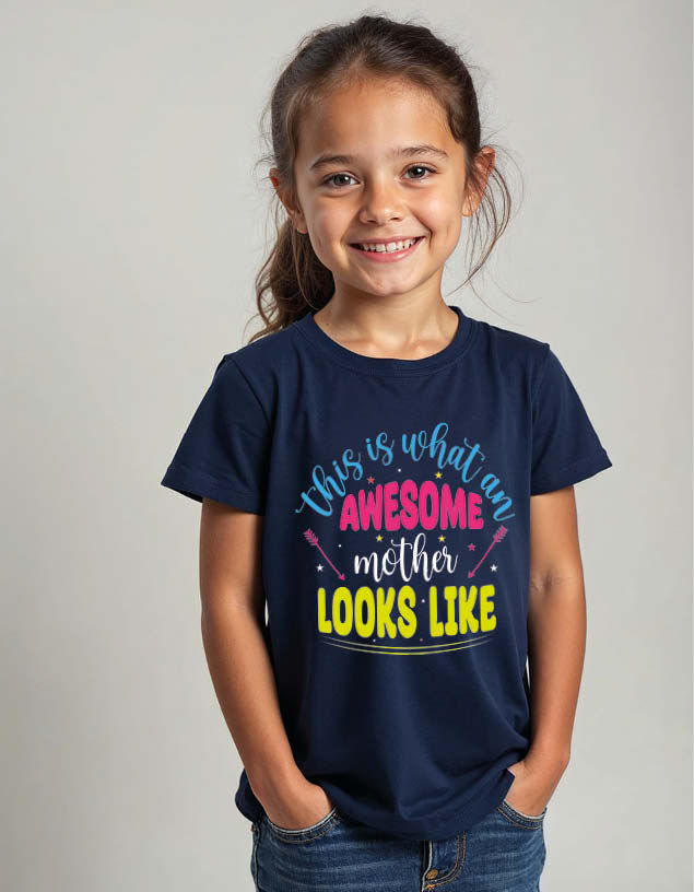 Thumbnail: this is what an awesome mother looks like Unisex Printed Graphic T-Shirt