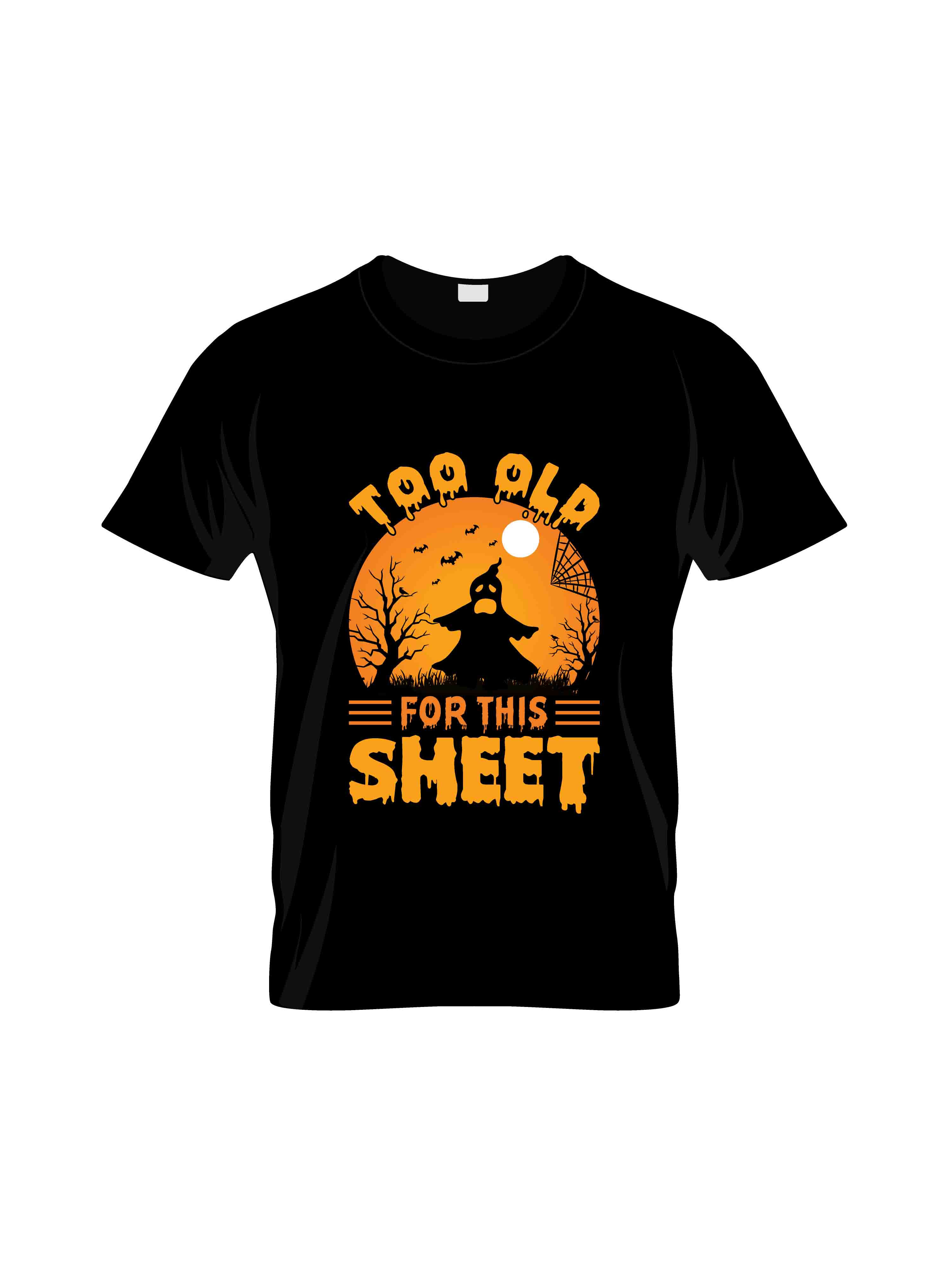 too old for this sheet typography printed t shirts