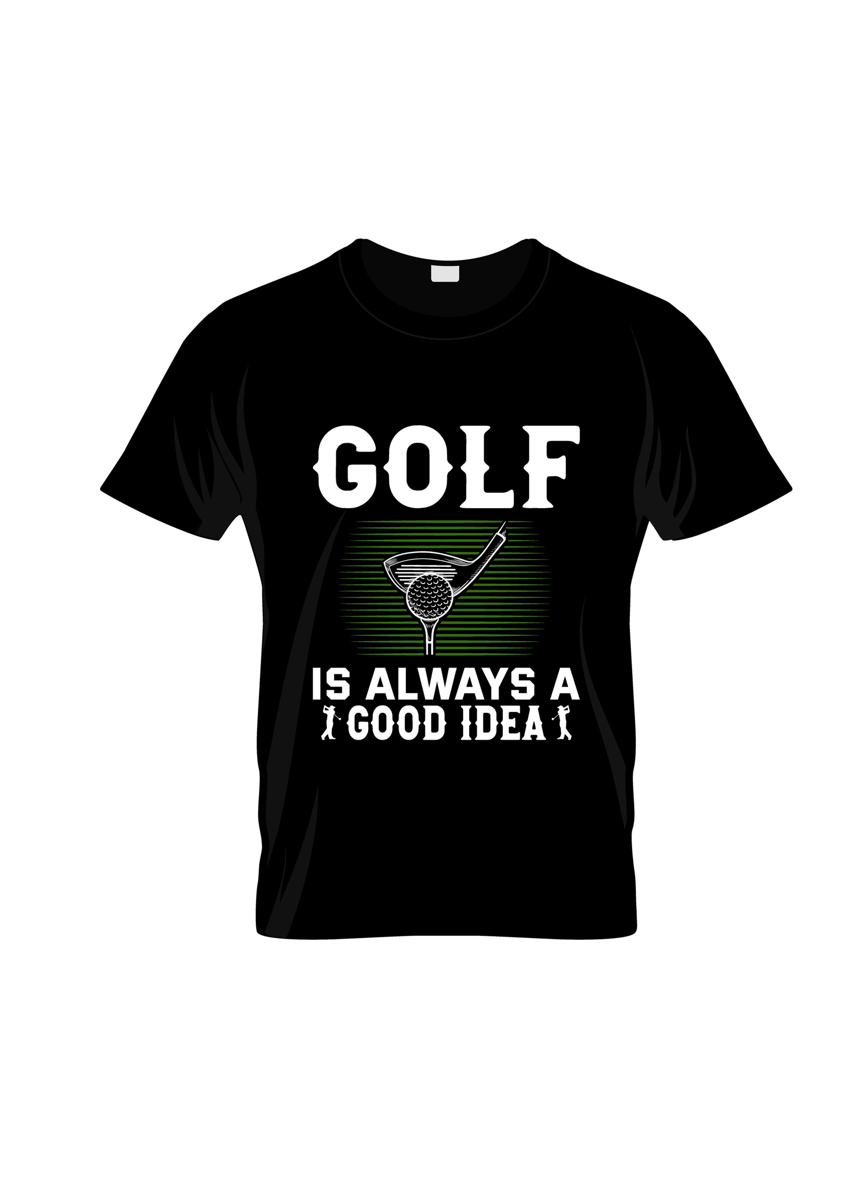 Golf t shirt design golf poster design golf illustration.
