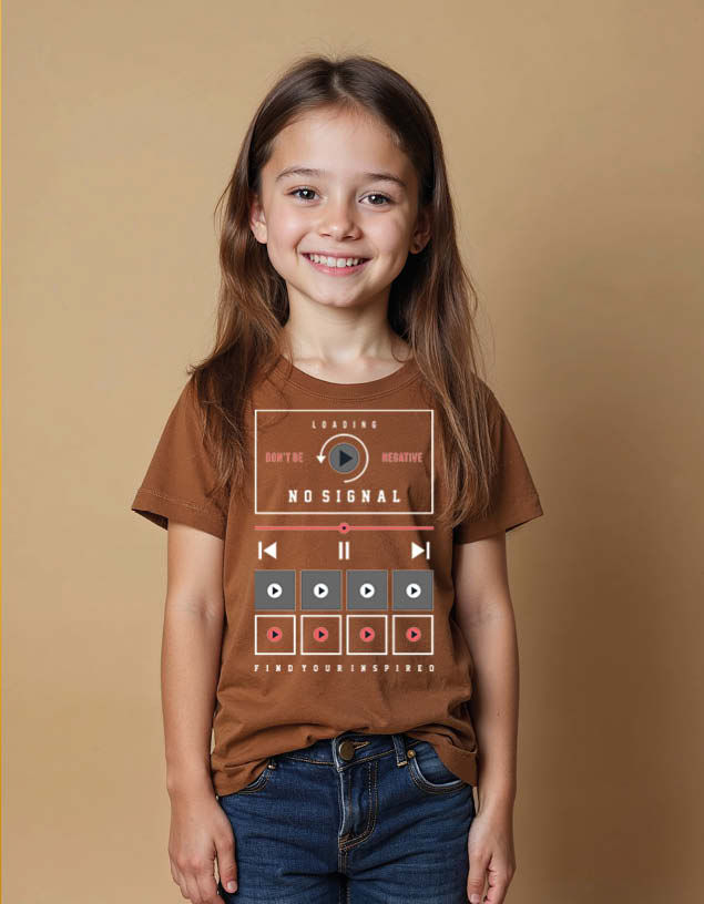 don't be nagitive no signal Unisex Printed Graphic T-Shirt for Mens,Womens & Kid