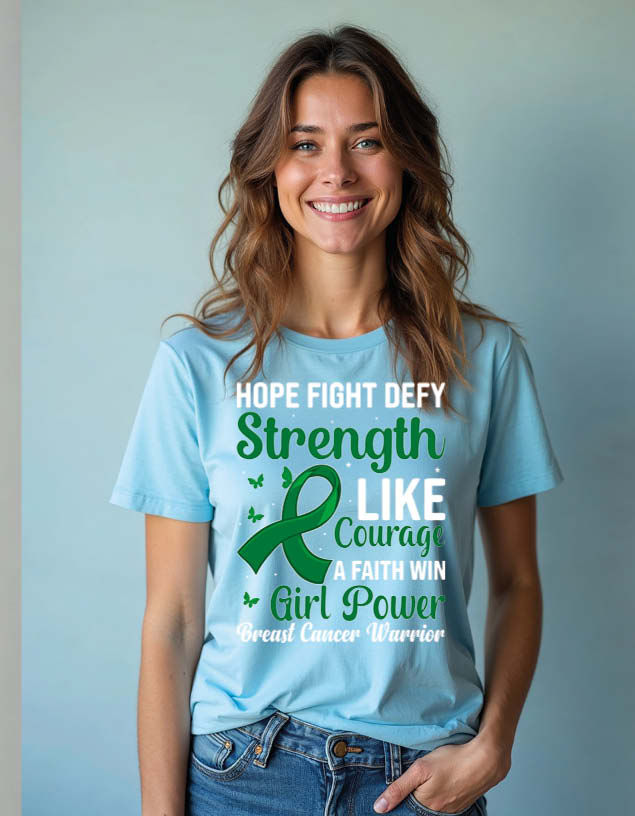Thumbnail: hope fight defy strength like courage a faith win girl power breast cancer