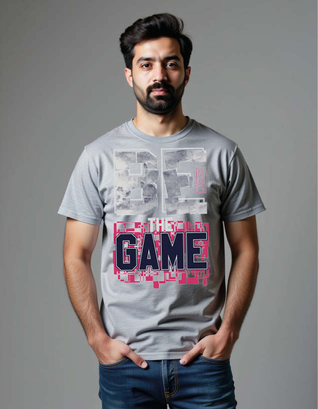 Thumbnail: be the game Unisex Printed Graphic T-Shirt for Mens,Womens & Kids